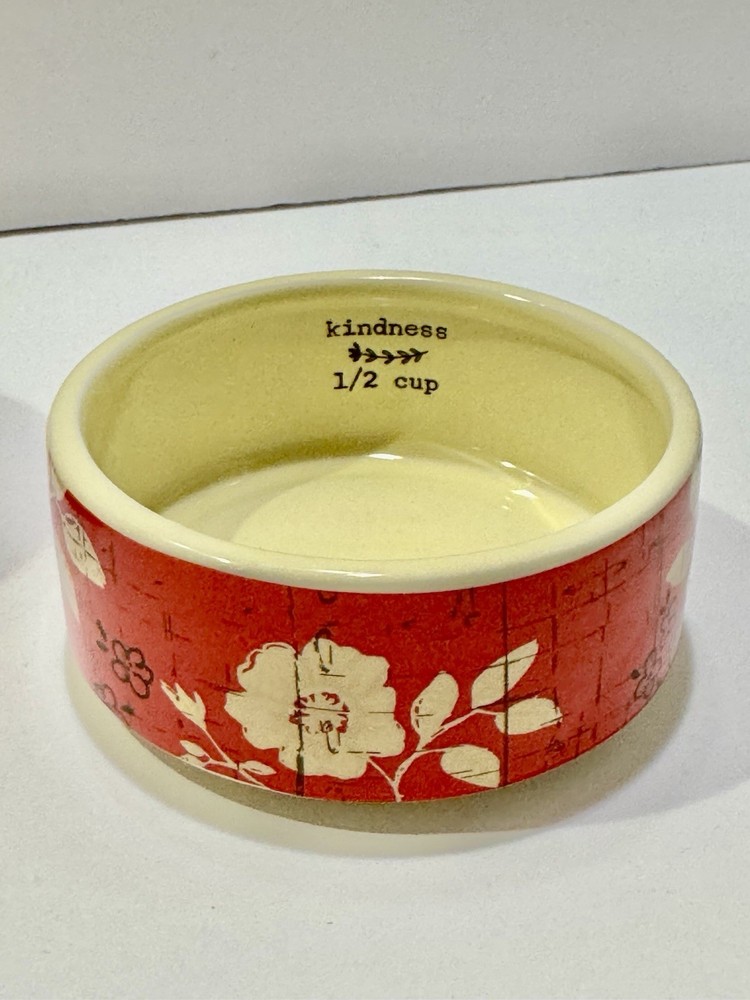 Stoneware Stackable Measuring Cup Set Designed By Eclectic Artist Amylee Weeks
