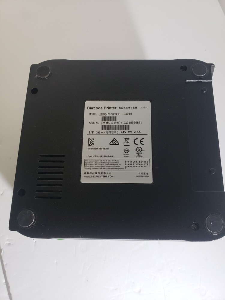 TSC PRO LABLE EXPRESS DA210 USB Direct Thermal Barcode Label Printer /NO CHARGER