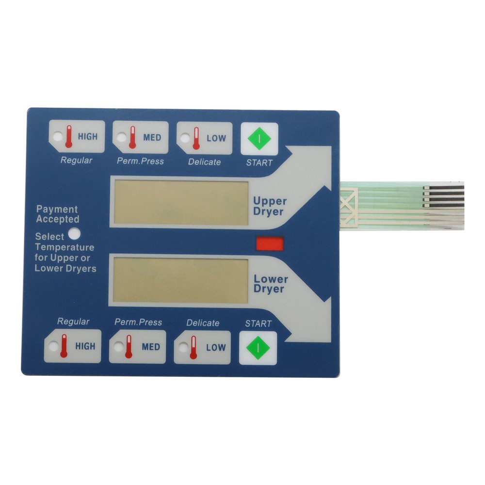 for Dexter Blue Touch Pad Dryer Green Start Square 9801-059-006 - 5Pack