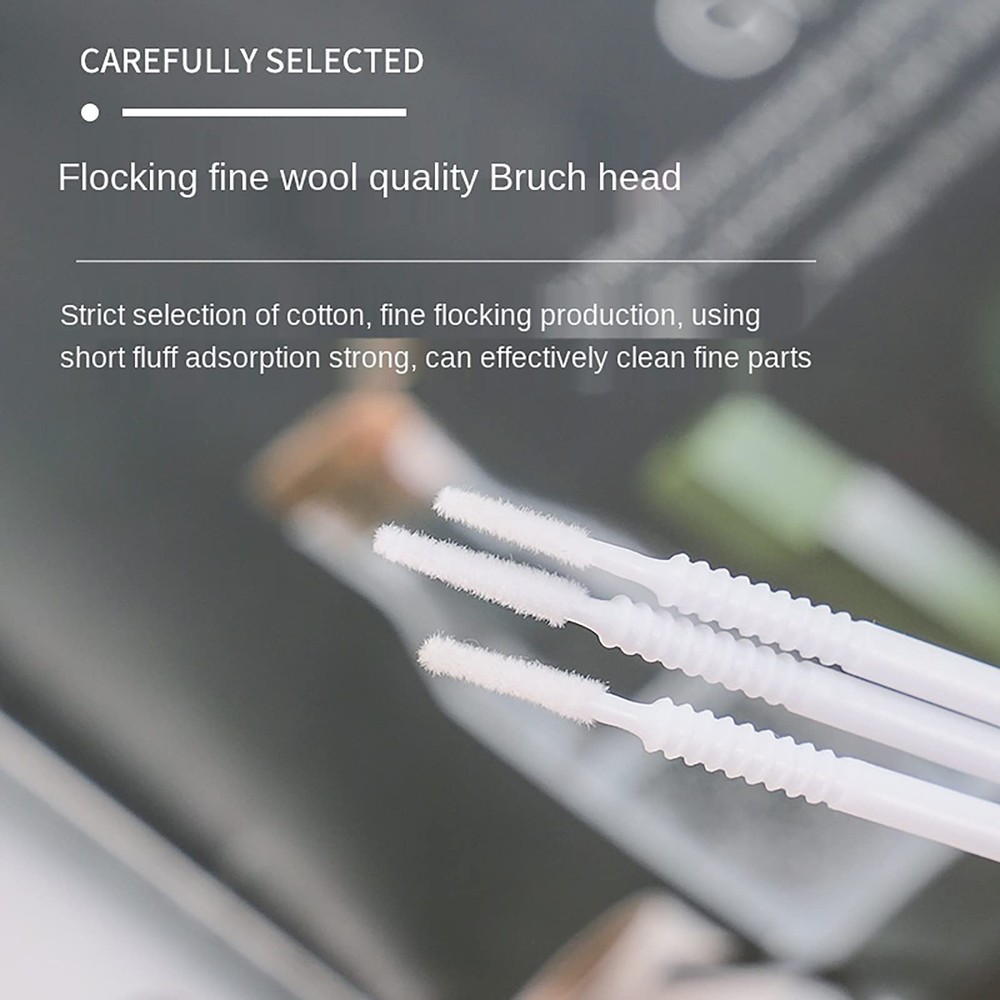 i-Laesh 200pcs Micro Brushes - Precision Microswabs 200 pcs, Black-Pro Grip