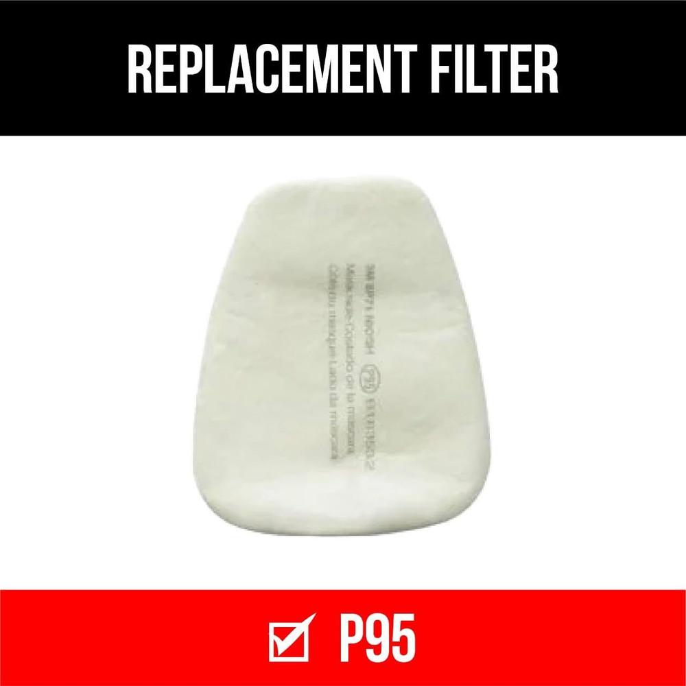 3M Particulate Filter P95, 3 pair/pack, 12 pack/case