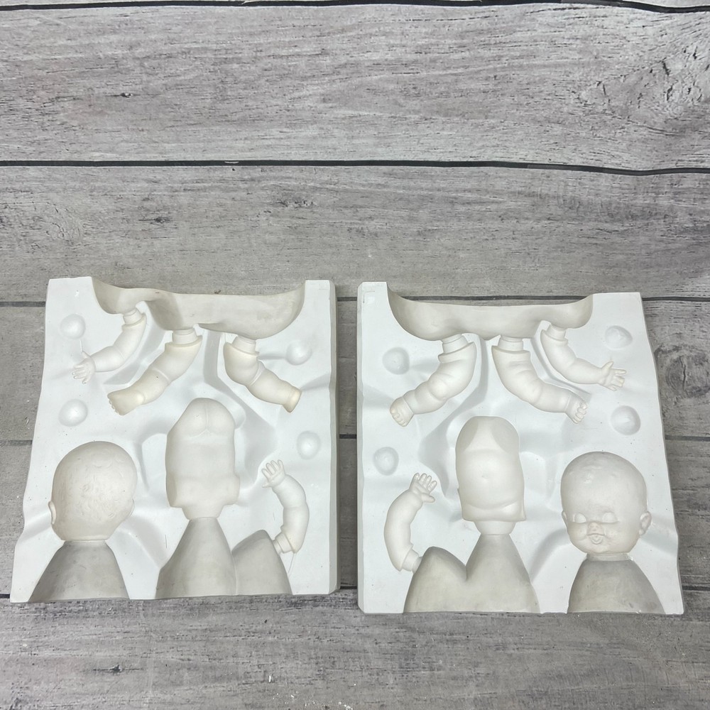 Unbranded Ceramic Casting Mold Baby Doll - Rufus #3064