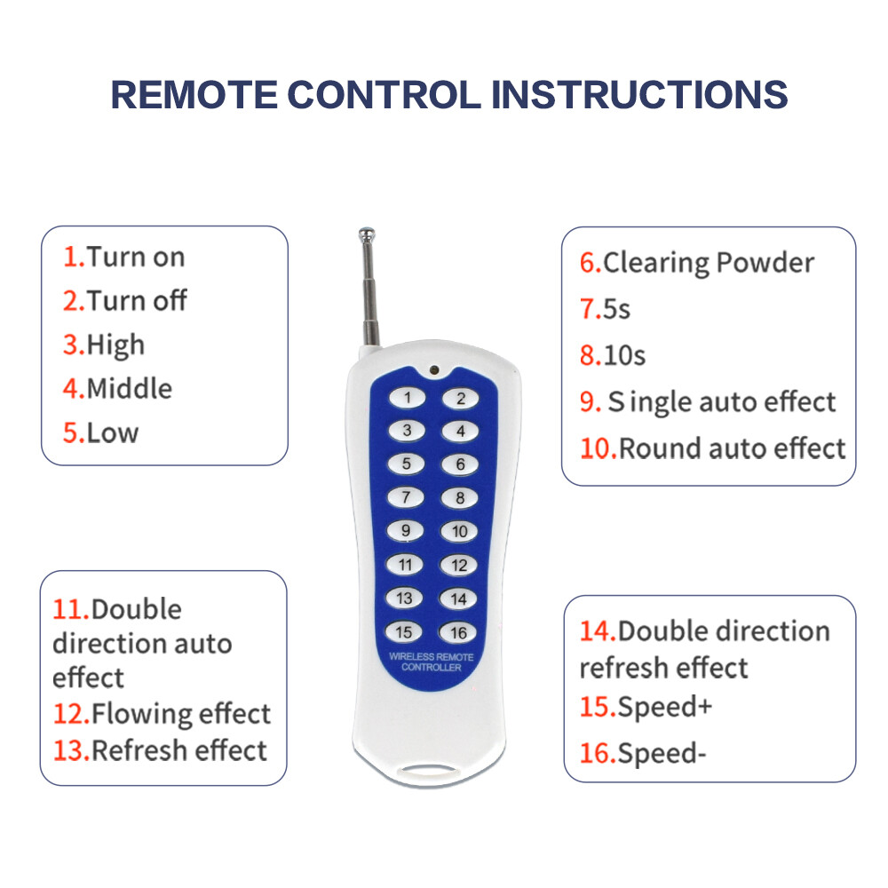 2X 800W Spray Down Firework Cold Spark Machine Waterfall Sparkler Remote Control
