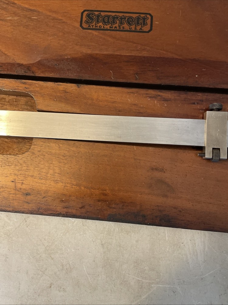 Starrett No. 123 Master Vernier Caliper 14" in Original Box -Used