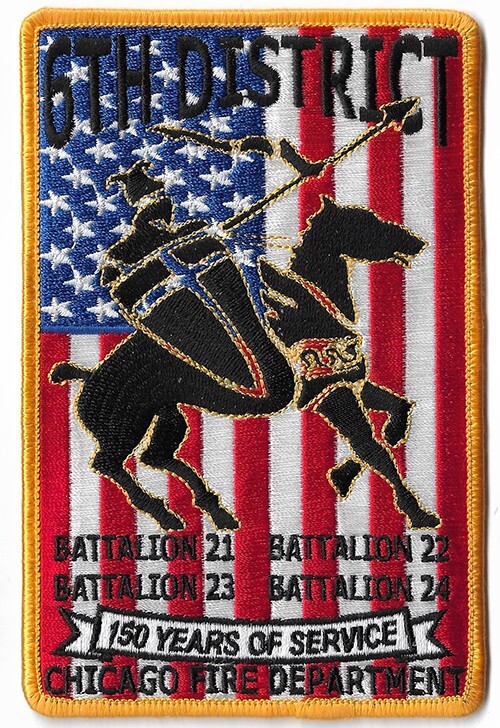 Chicago, IL 6th District Fire Patch / NEW