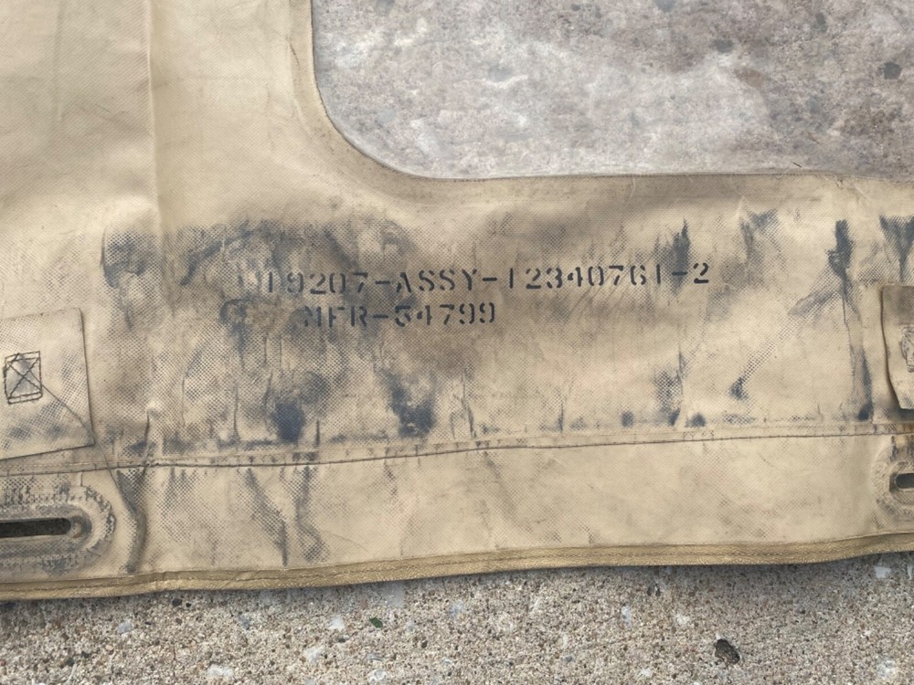 Humvee 2 Door Tan Cargo Cover