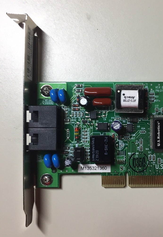Vintage US Robotics Modem/PCI USR90-11 Modem Card