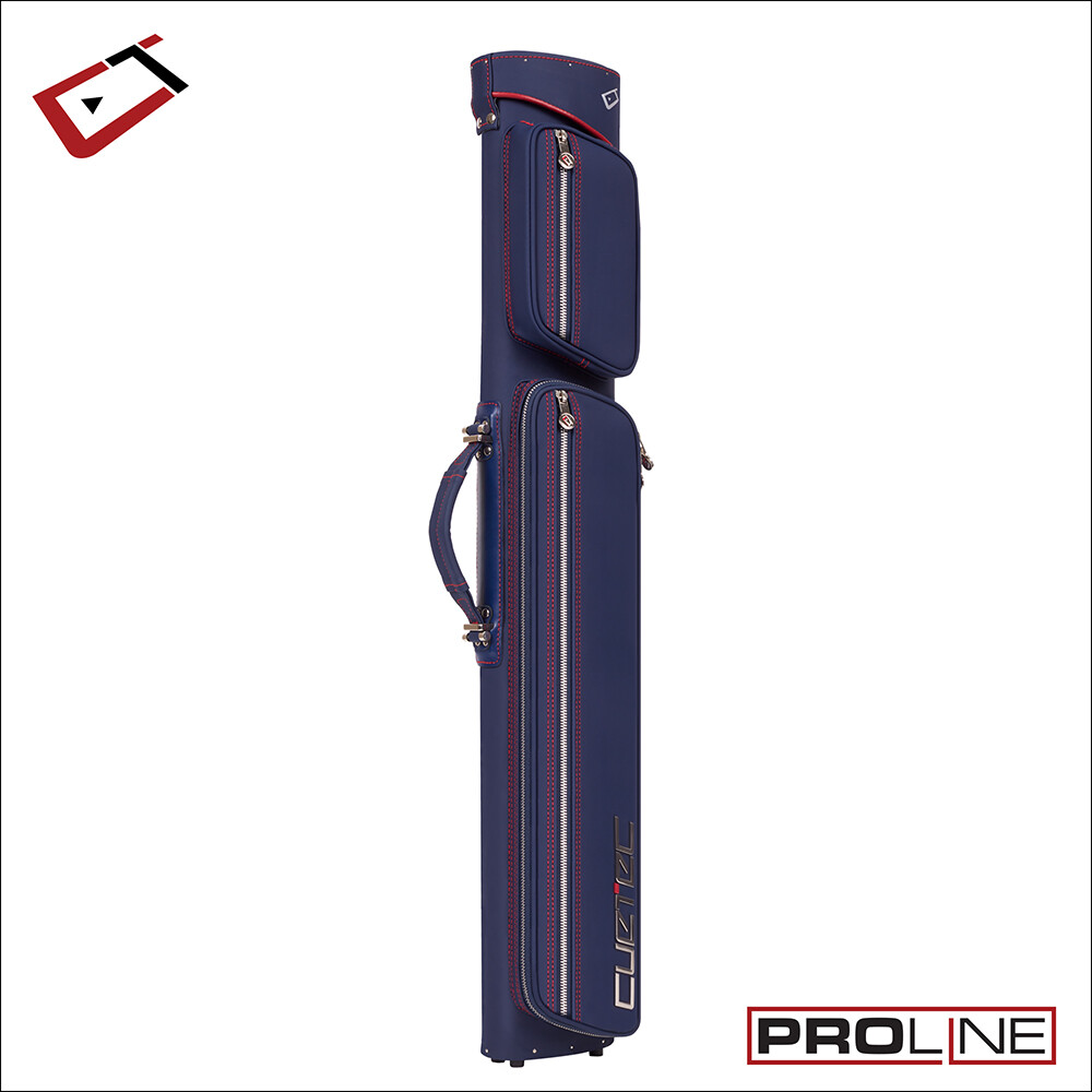 Cuetec Pro Line Navy 2x4 Hard Pool Cue Case