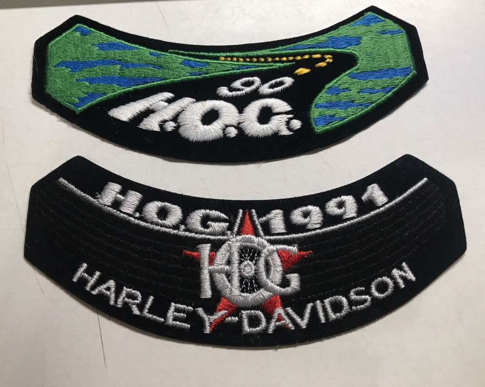HOG Harley Owners Group 1990 1991 Patch Unused  Harley Davidson 6"x2" NOS