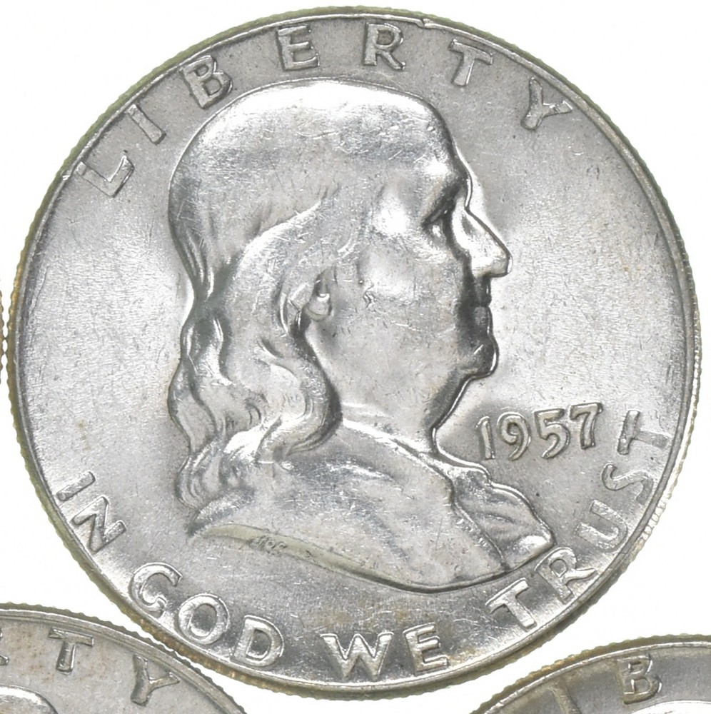 1957 Franklin Half Dollar AU