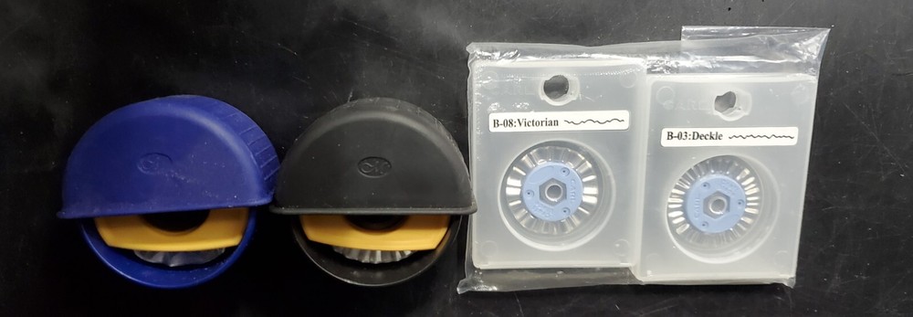 4 Creative Memories Blades Use With Custom Cutting Patterns Deckle Victorian