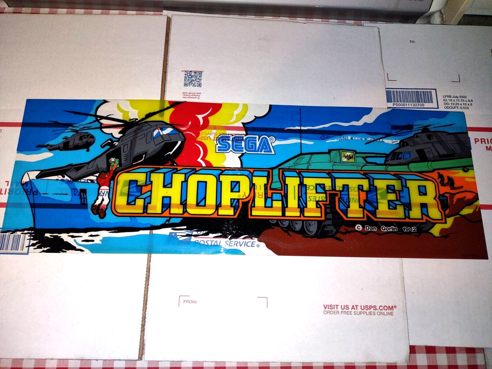 choplifter arcade marquee #127