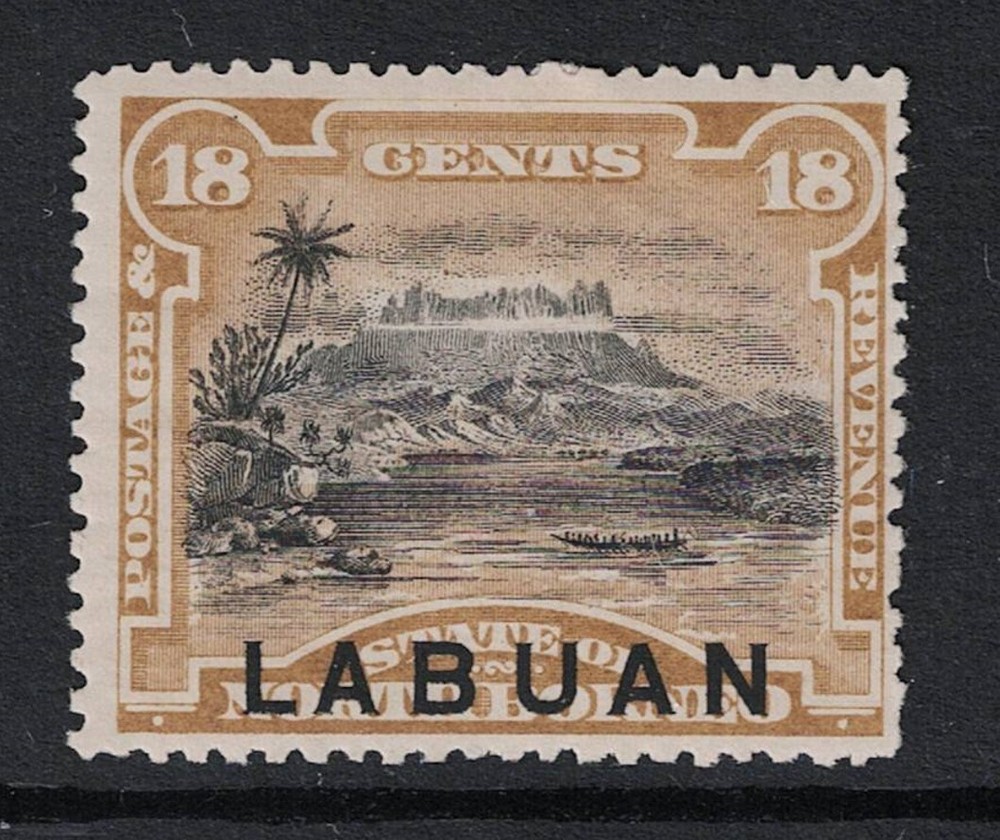 Labuan SG# 71 Mint Hinged / Small Hinge Rem - S20167