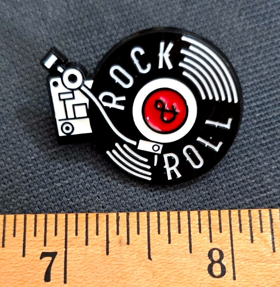 Rock & Roll Promo Pin