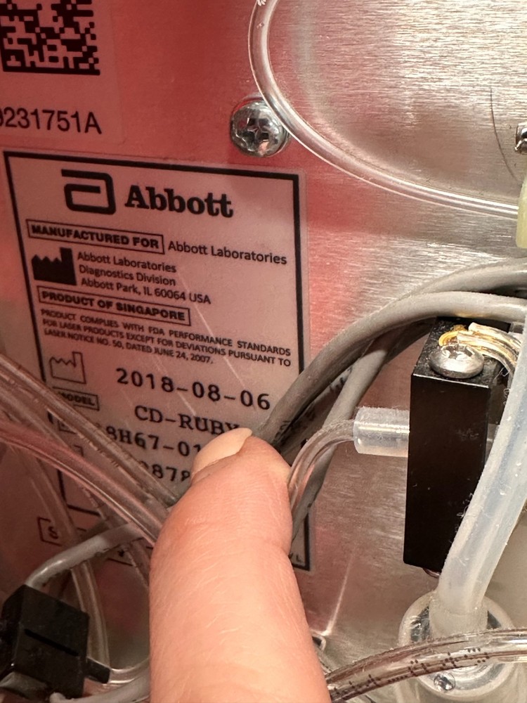 Abbott CELL-DYN RUBY (Dom 2018 ) complete as seen