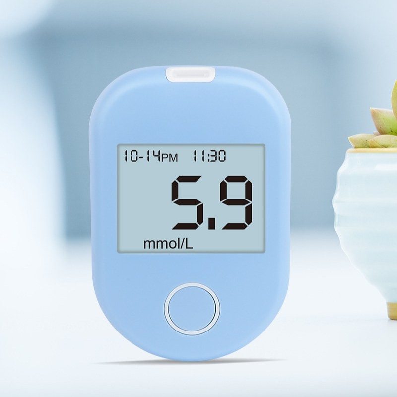 No Code Glucose Meter - Automatic Blood Sugar Tester with Strips for Home Use