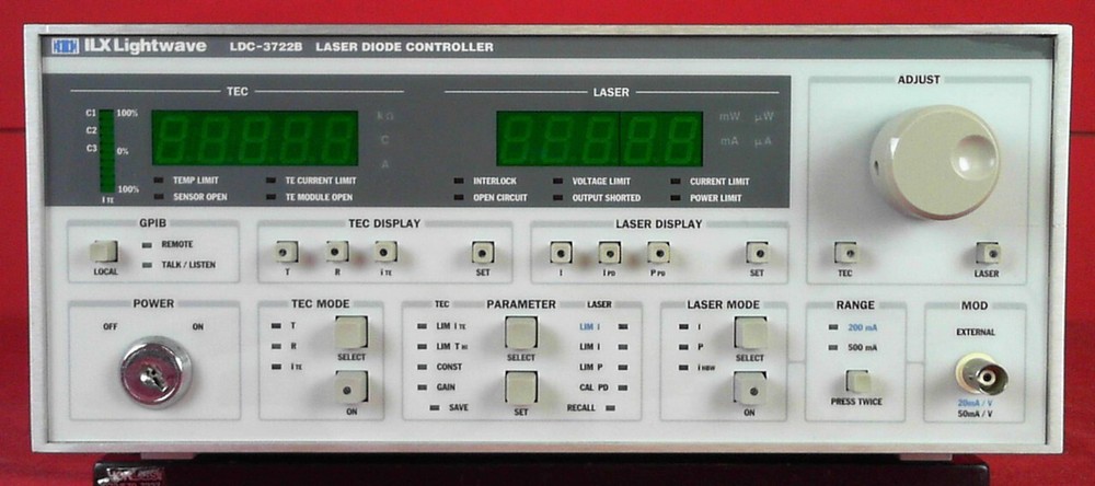 ILX Lightwave LDC3722B Laser Diode Controller