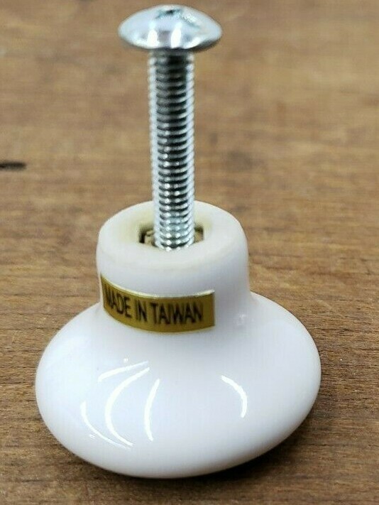 White Ceramic Blue Tea Kettle Drawer Cabinet Knobs / A-26