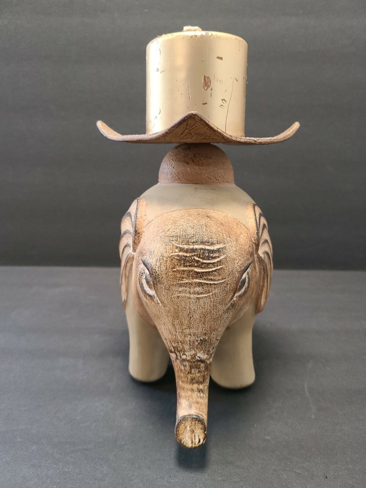 African Elephant Candle Holder