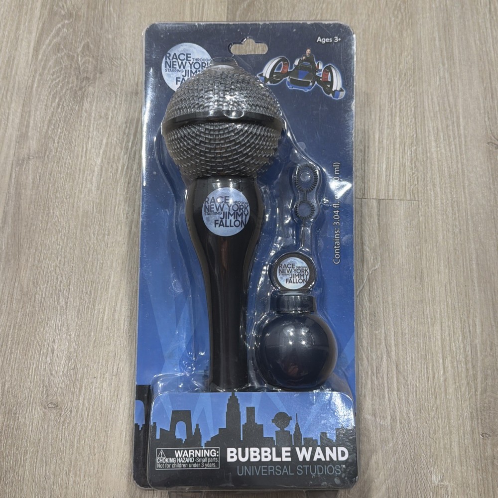 Jimmy Fallon Universal Studios Race Through New York Bubble Wand