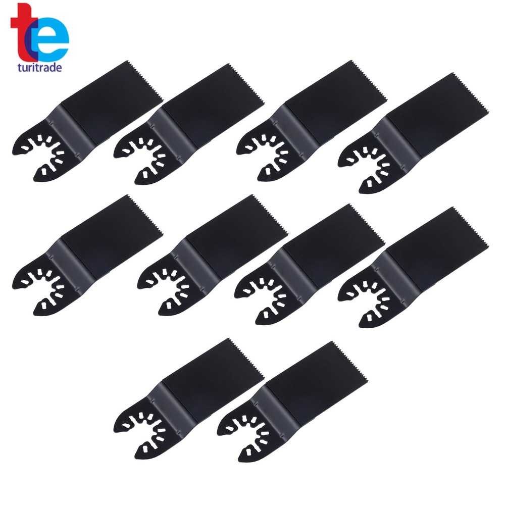 124 PCS Titanium Oscillating Blades Set Multi-Tool Blades with Sandpaper