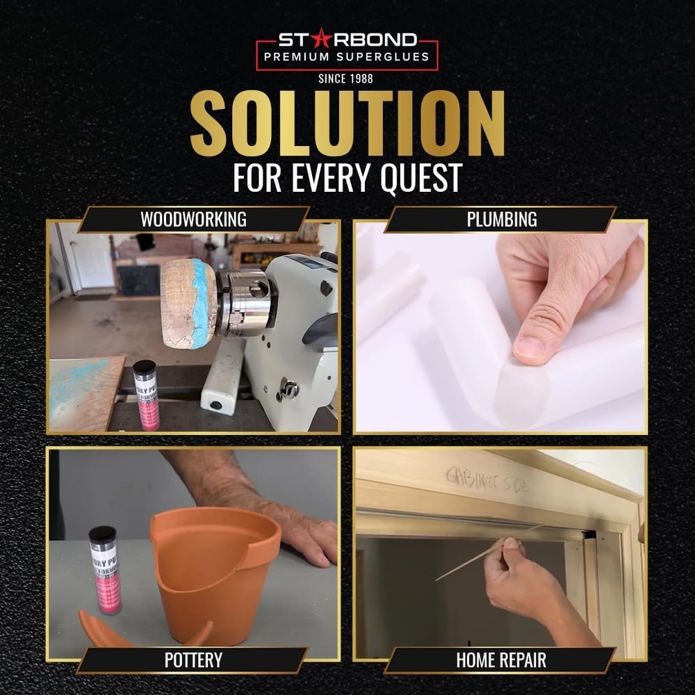 Epoxy Putty Stick Bundle High-Temperature Resistance White, General Purpose B...