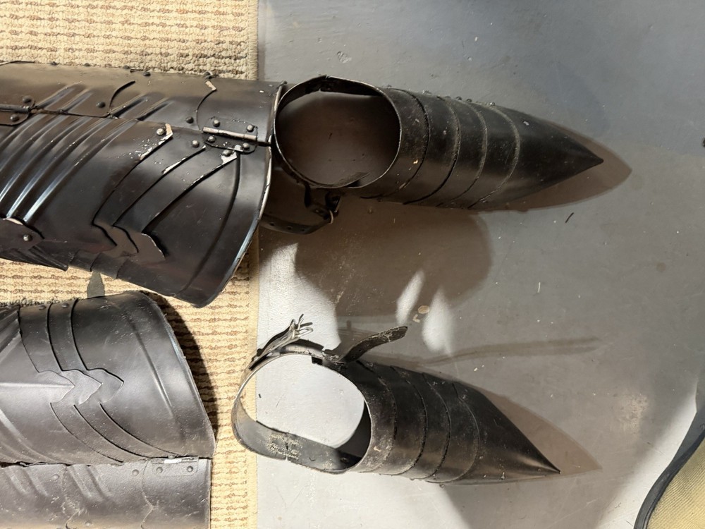Blackened Suit Of Armor