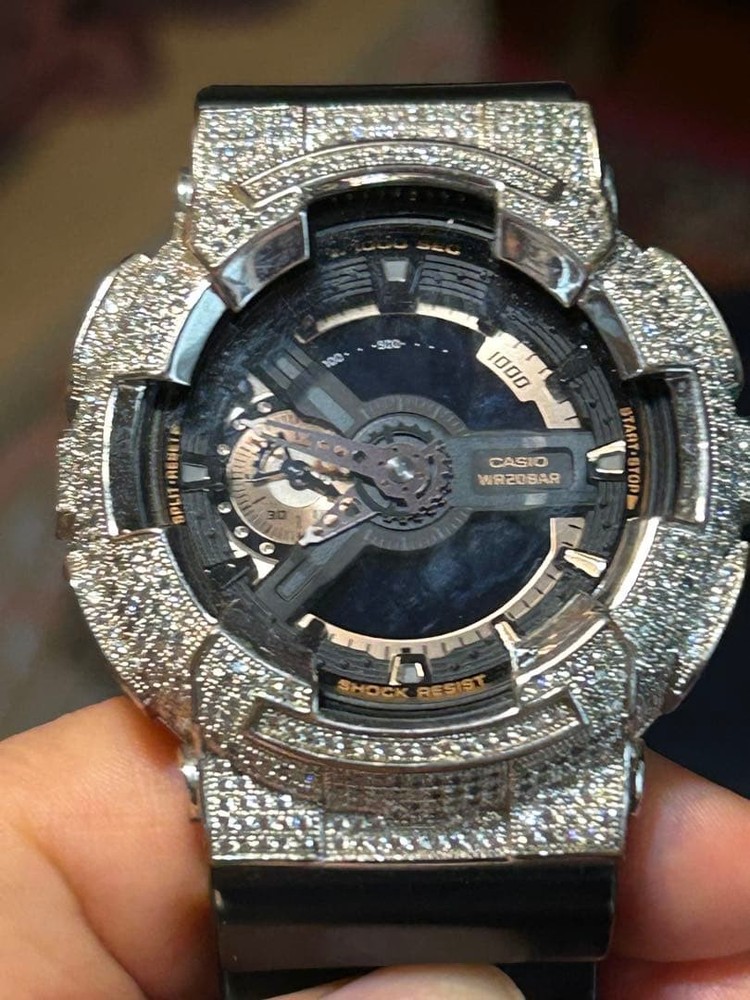 Crystal-decorated digital watch G-Shock Casio