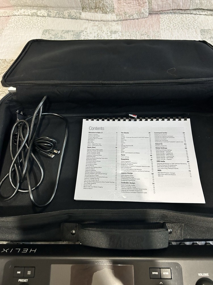 Line 6 Helix LT Guitar Processor With Gator Case