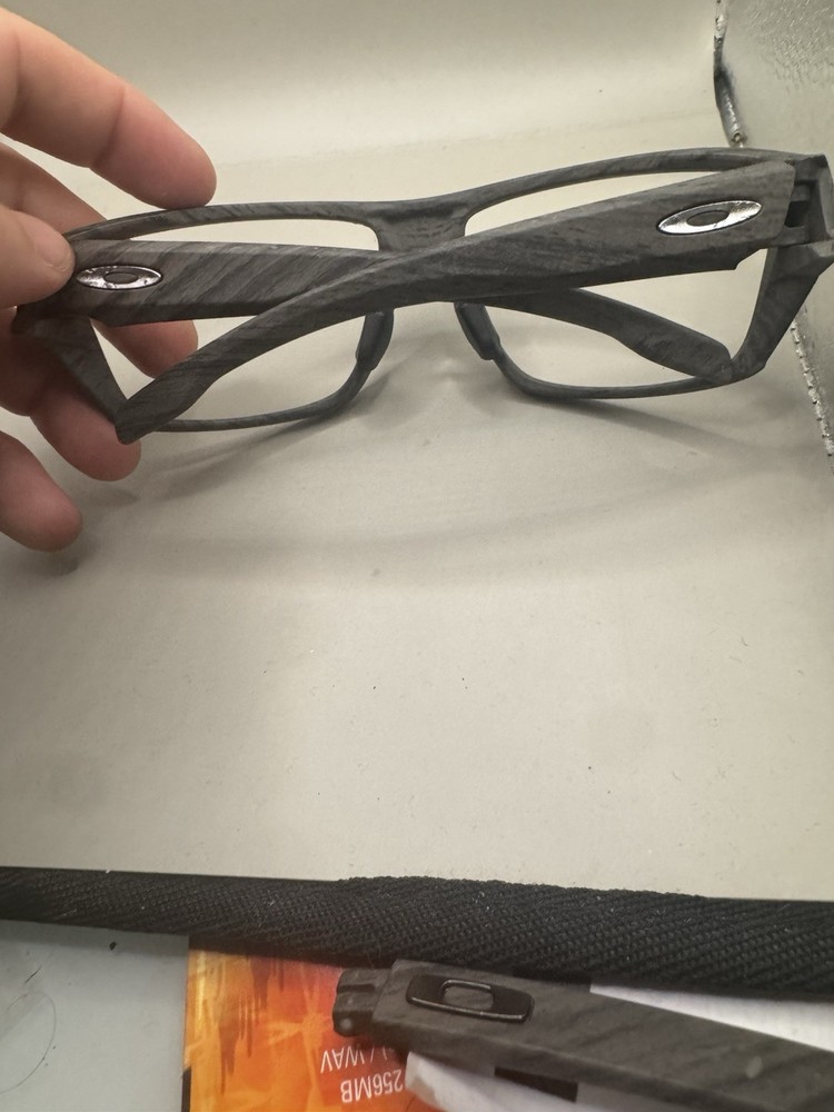 Oakley Split Shot Woodgrain Frame (Missing Arm Clips)