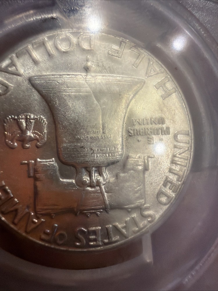 1952 franklin half dollar au 55