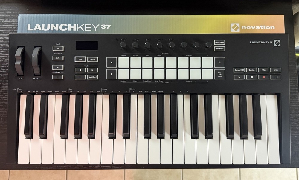 Novation Launchkey 37 MK3 USB MIDI Keyboard Controller