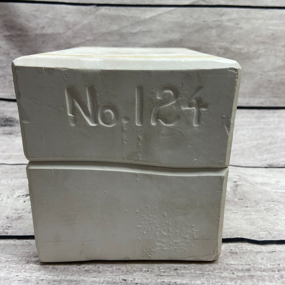 Nu-Trend Ceramic Casting Mold Corner Canister Lid #124