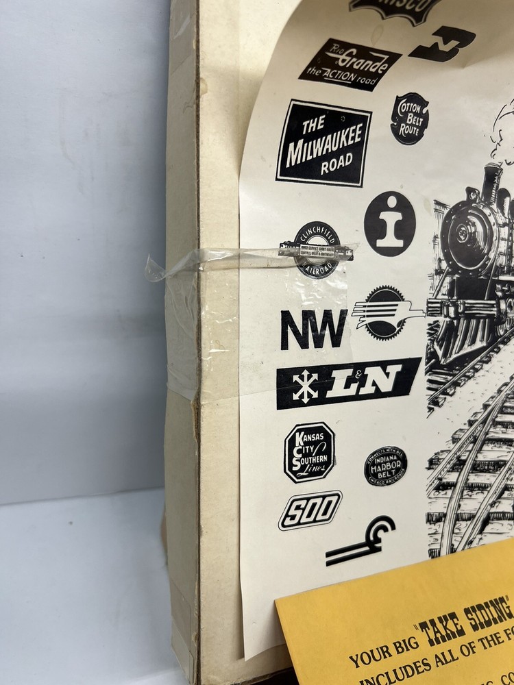 1976 Take Siding The Railroad Board Game - *Box & Instructions Replacement Only*