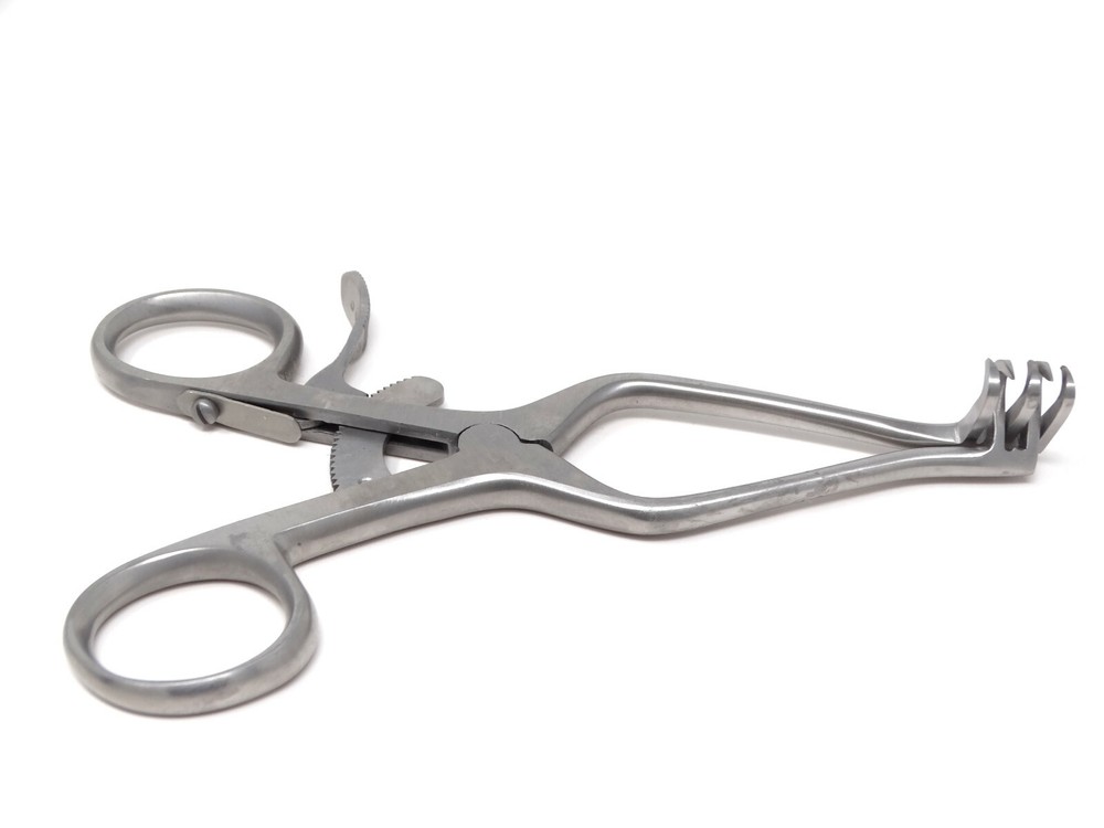 Weitlaner Retractor 5.5" Sharp 2x3 Teeth Surgical Veterinary Instruments