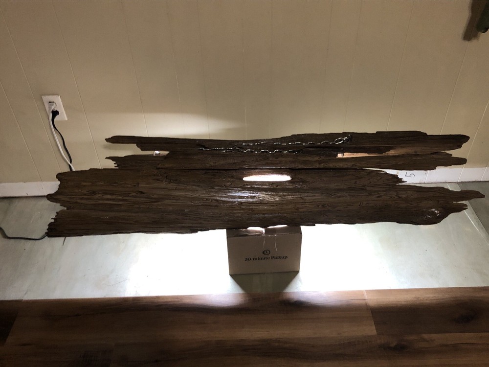 Cypress Log Hollow With Light For Pool Table Or Dinner Table Etc.