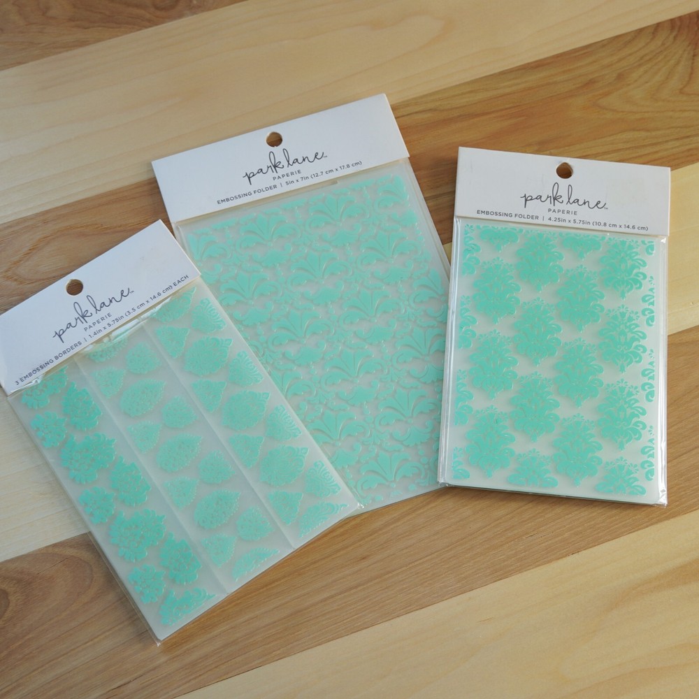 Park Lane ~ Damask Embossing Folders ~ Embossing Folder Set