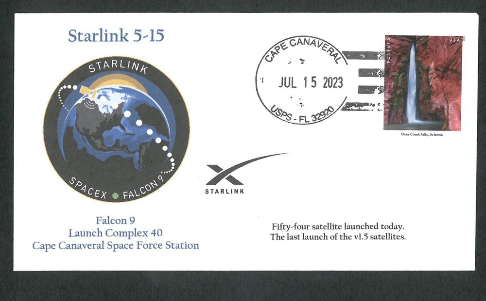 Starlink 5-15 Launch Cover