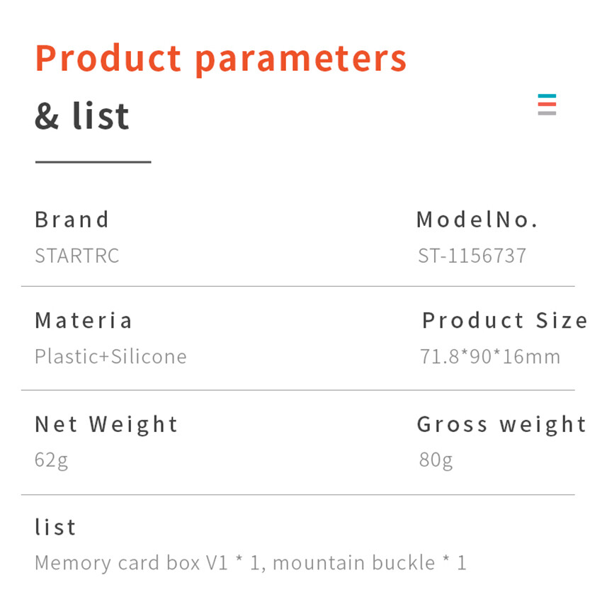 For DJI Memory Card Case Card Box V1