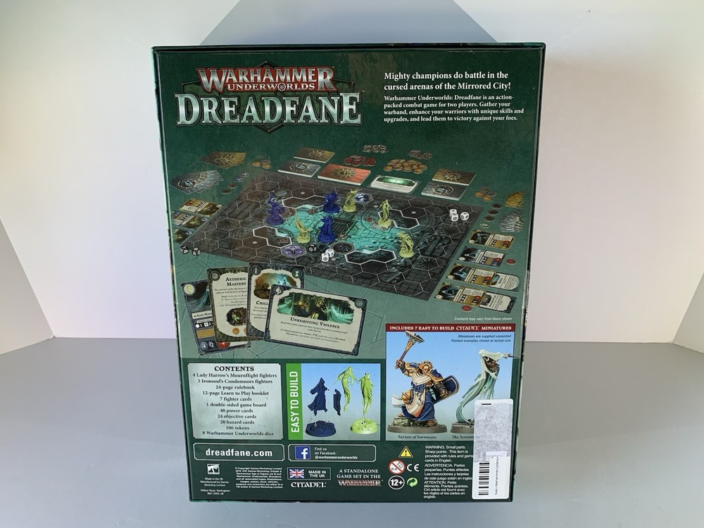 Warhammer Underworlds: Dreadfane Board Game - Open Box
