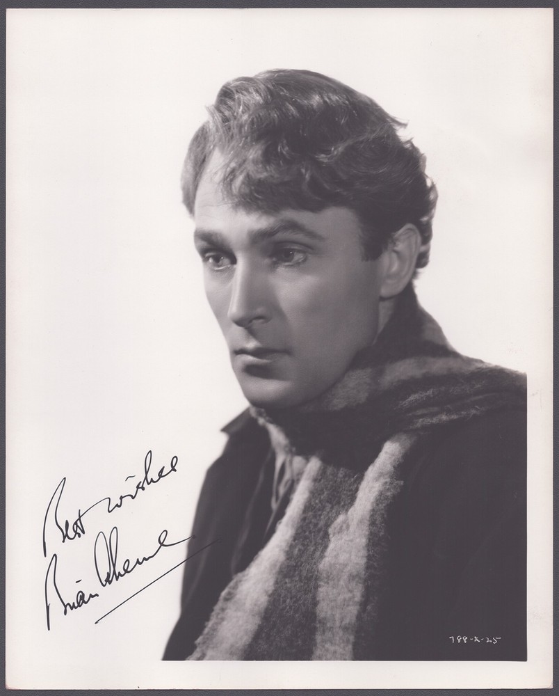 BRIAN AHERNE - INSCRIBED PHOTOGRAPH SIGNED CIRCA 1936