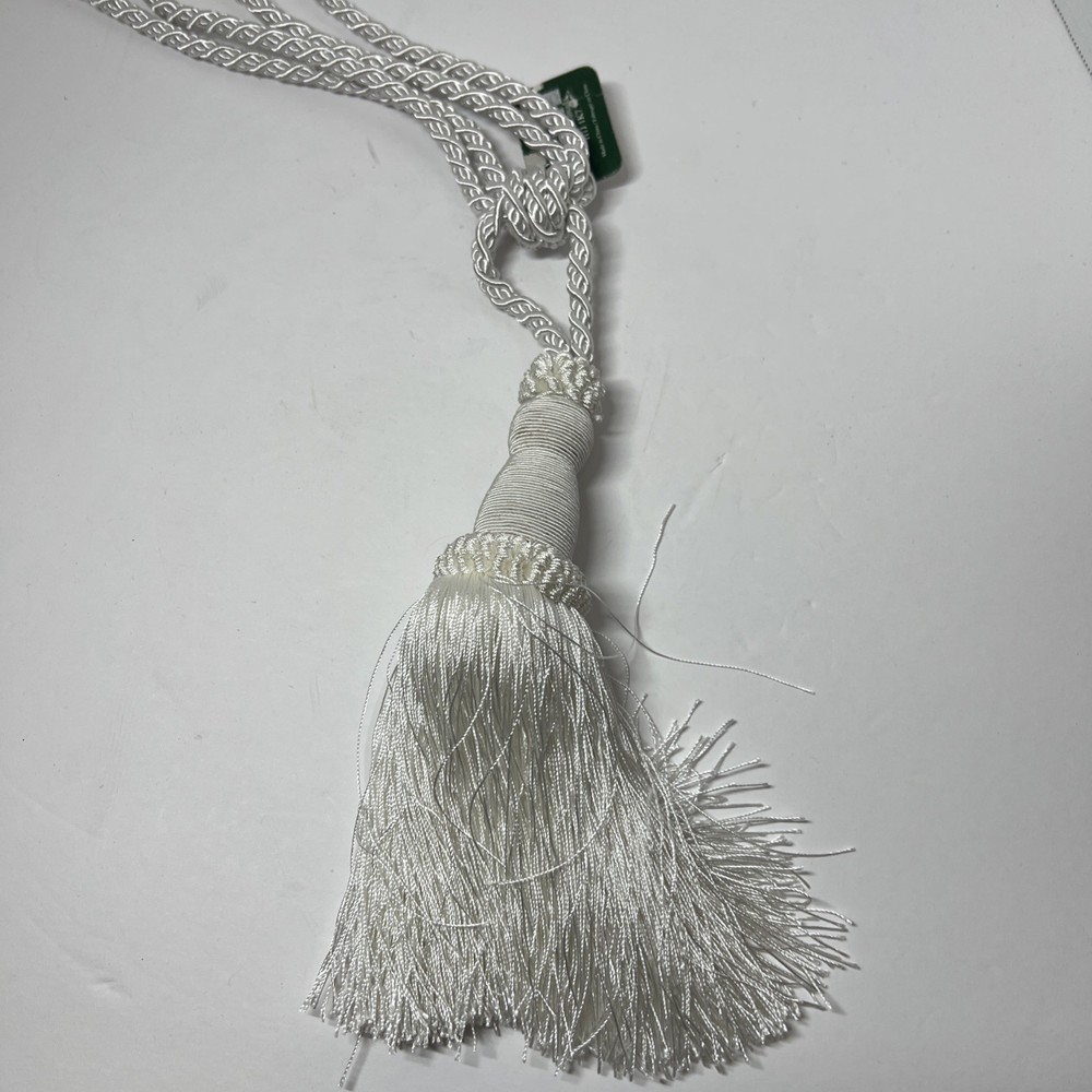 White Versailles Drapery Tassel