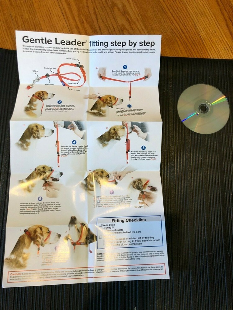 Gentle Leader dog headcollar training DVD and guide
