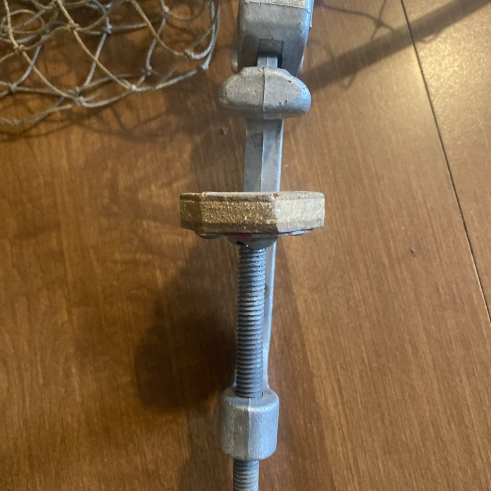 Vintage Fishing Net With Boat Attachment