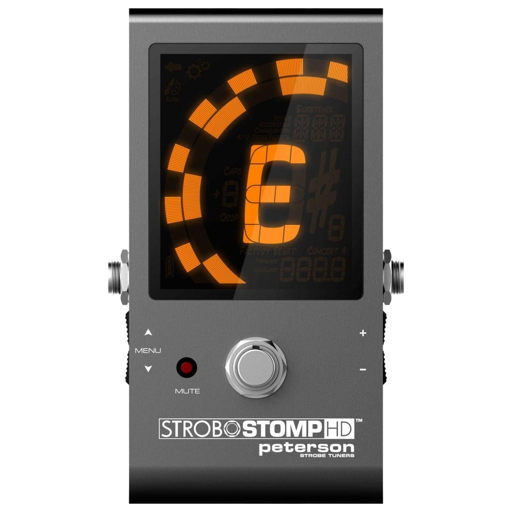 Compact HD Pedal Tuner with Full Color Display and True Bypass Functionality
