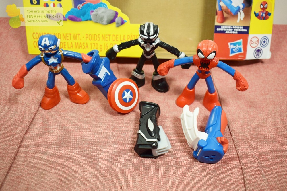 Play-Doh Marvel Figures Plus Pack Playset (Incomplete)