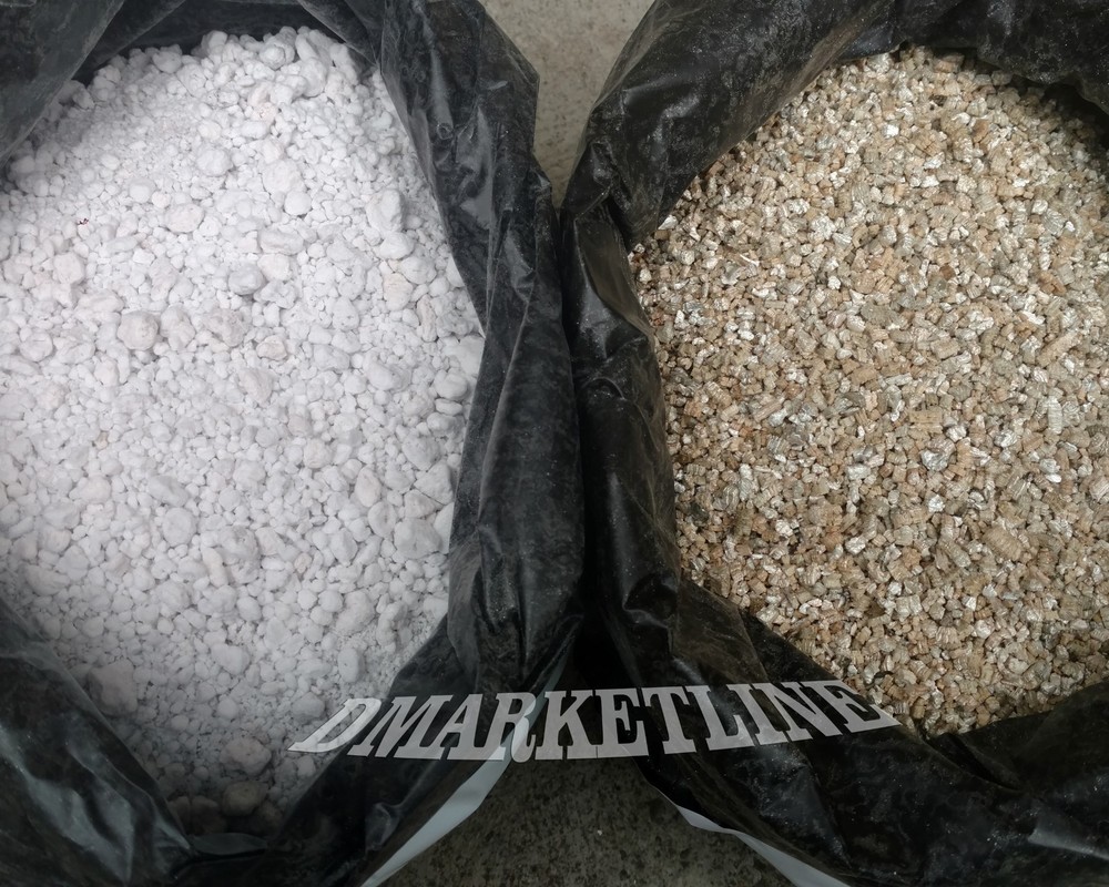 Quality perlite & vermiculite seed starting medium One gallon of each.