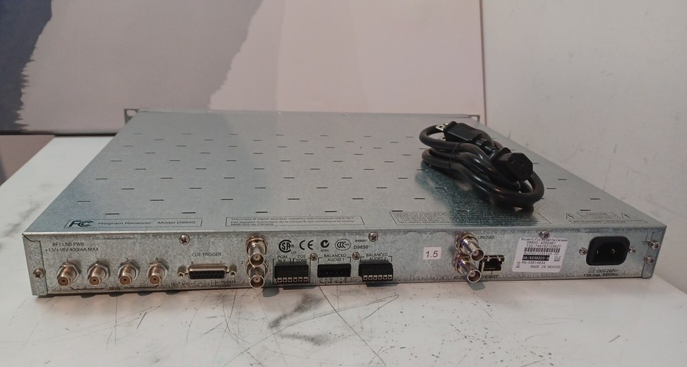 Cisco Scientific Atlanta D9850 PowerVu Program Reciever / Video Decoder USED