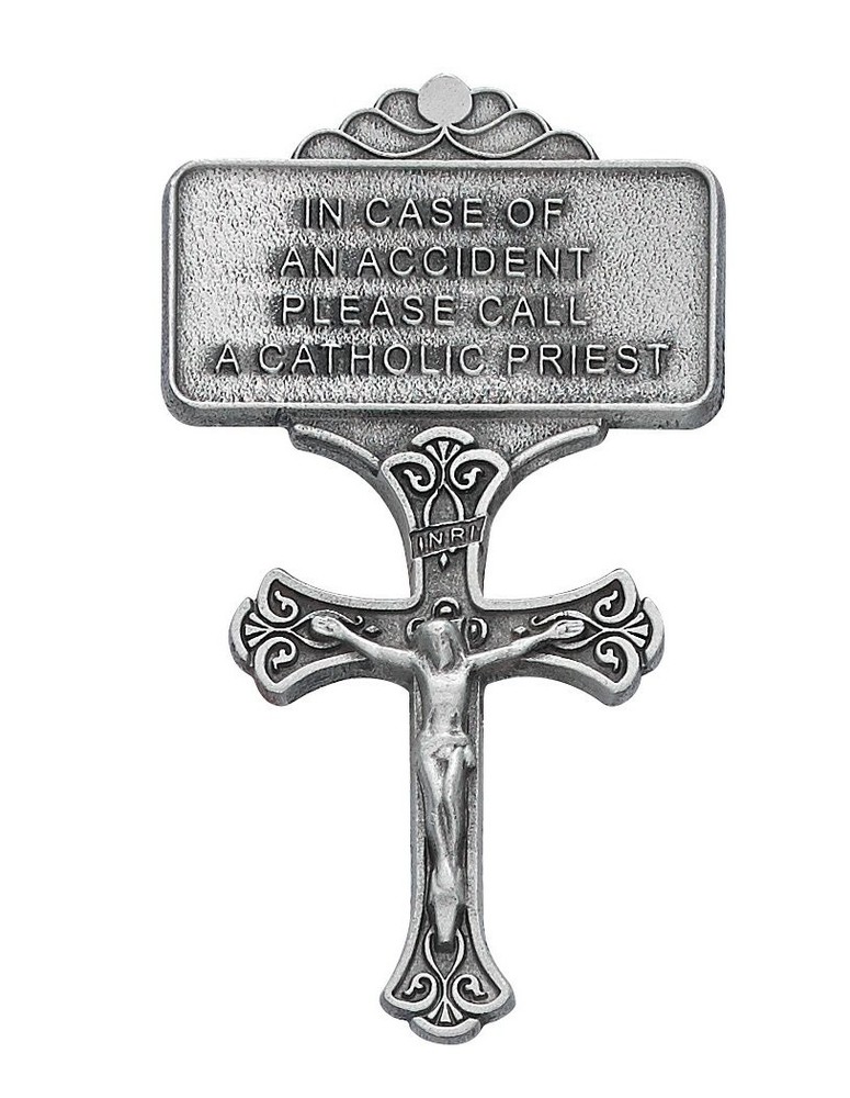 Crucifix Cross Visor Clip Card Visor Clips