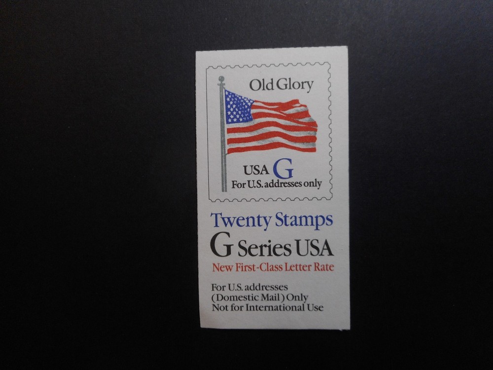 Scott 2881a, 32 cent,  G  Old Glory, Booklet